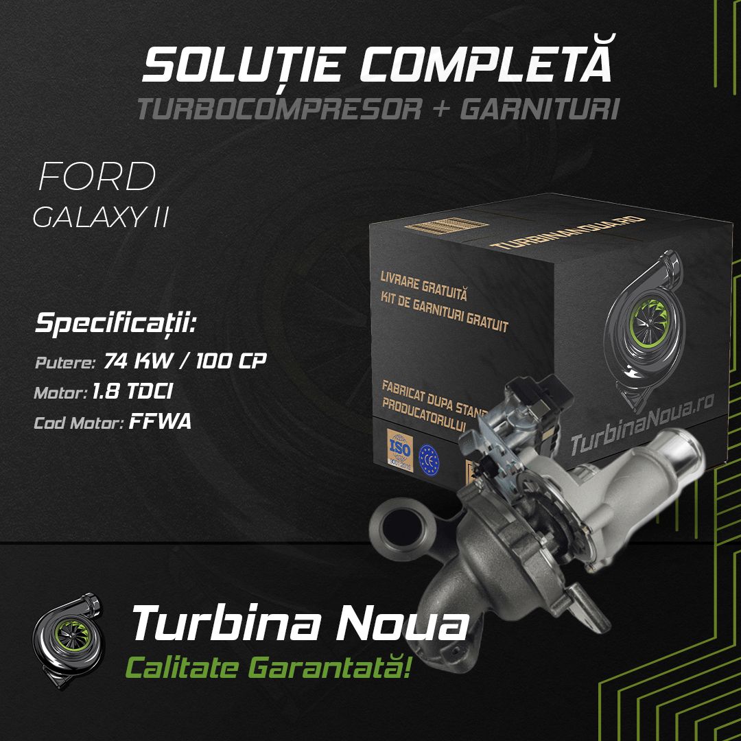 Turbina FORD GALAXY II 1.8 TDCi 74 KW / 100 CP Noua - Image 2