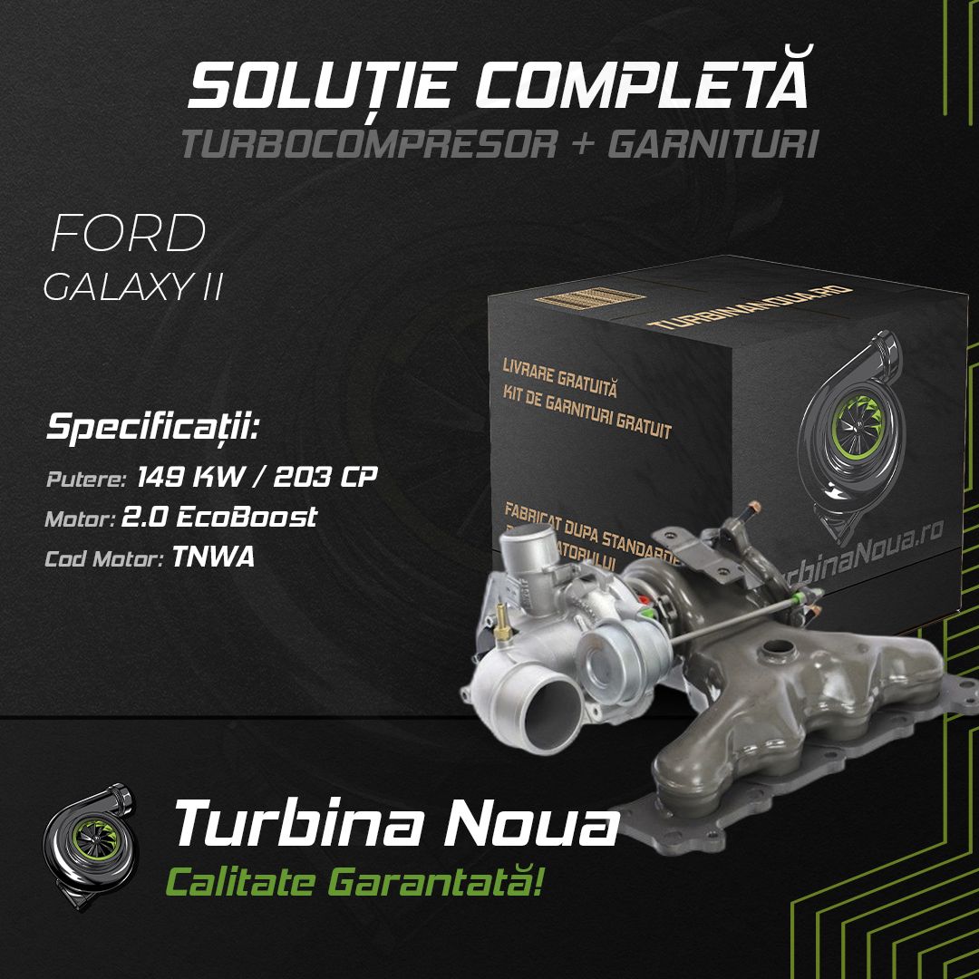 Turbina FORD GALAXY II 2.0 EcoBoost 149 KW / 203 CP Noua - Image 2
