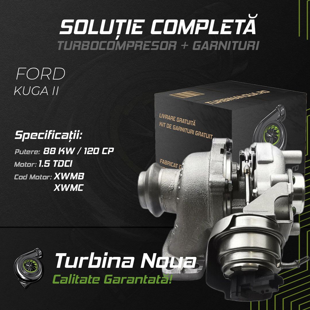 Turbina FORD KUGA II 1.5 TDCi 88 KW / 120 CP Noua - Image 2