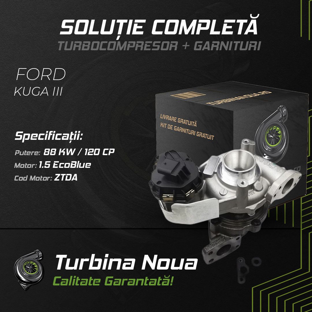 Turbina FORD KUGA III 1.5 EcoBlue 88 KW / 120 CP Noua - Image 2