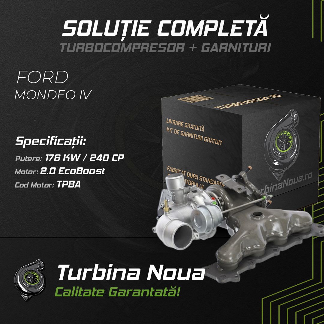 Turbina FORD MONDEO IV 2.0 EcoBoost 176 KW / 240 CP Noua - Image 2