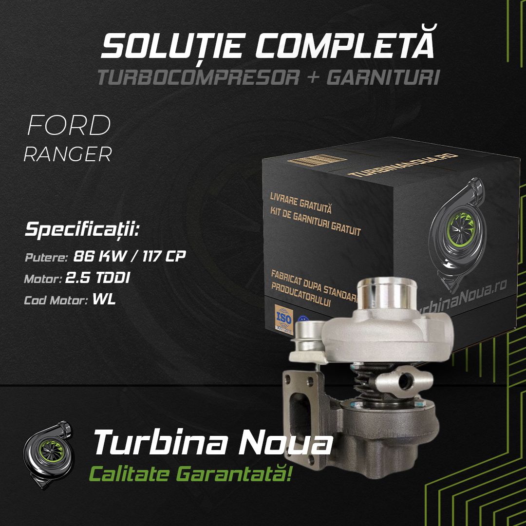 Turbina FORD RANGER 2.5 TDdi 86 KW / 117 CP Noua - Image 2