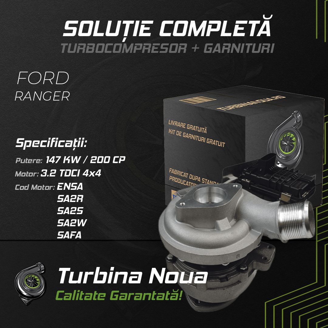 Turbina FORD RANGER 3.2 TDCi 4x4 147 KW / 200 CP Noua - Image 2