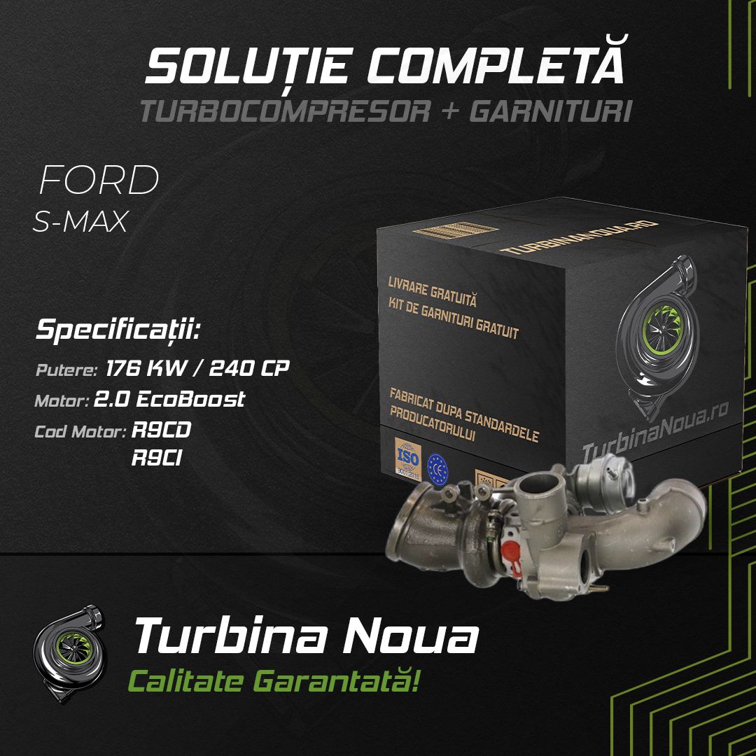 Turbina FORD S-MAX 2.0 EcoBoost 176 KW / 240 CP Noua - Image 2