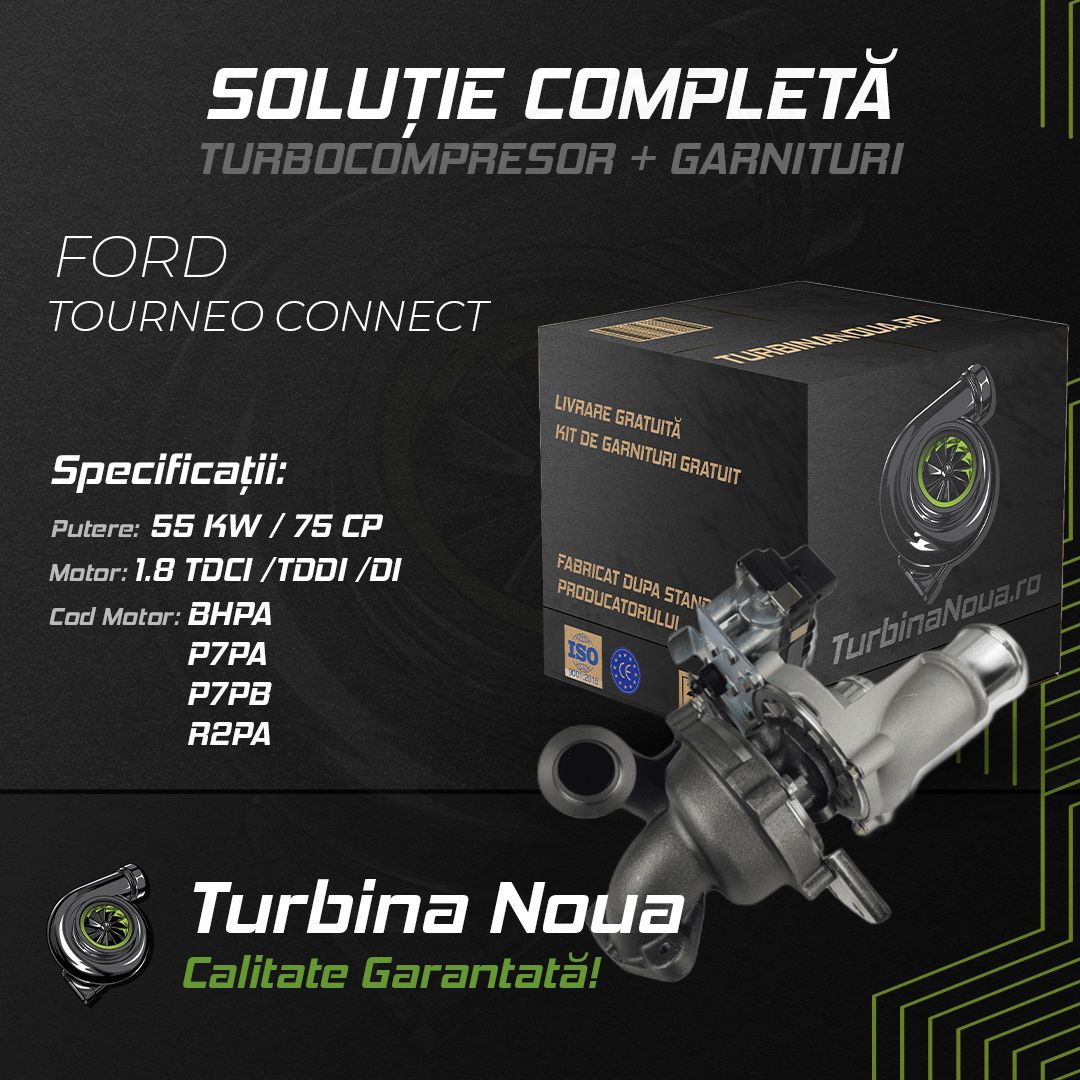 Turbina FORD TOURNEO CONNECT 1.8 TDCi /TDDi /DI 55 KW / 75 CP Noua - Image 2
