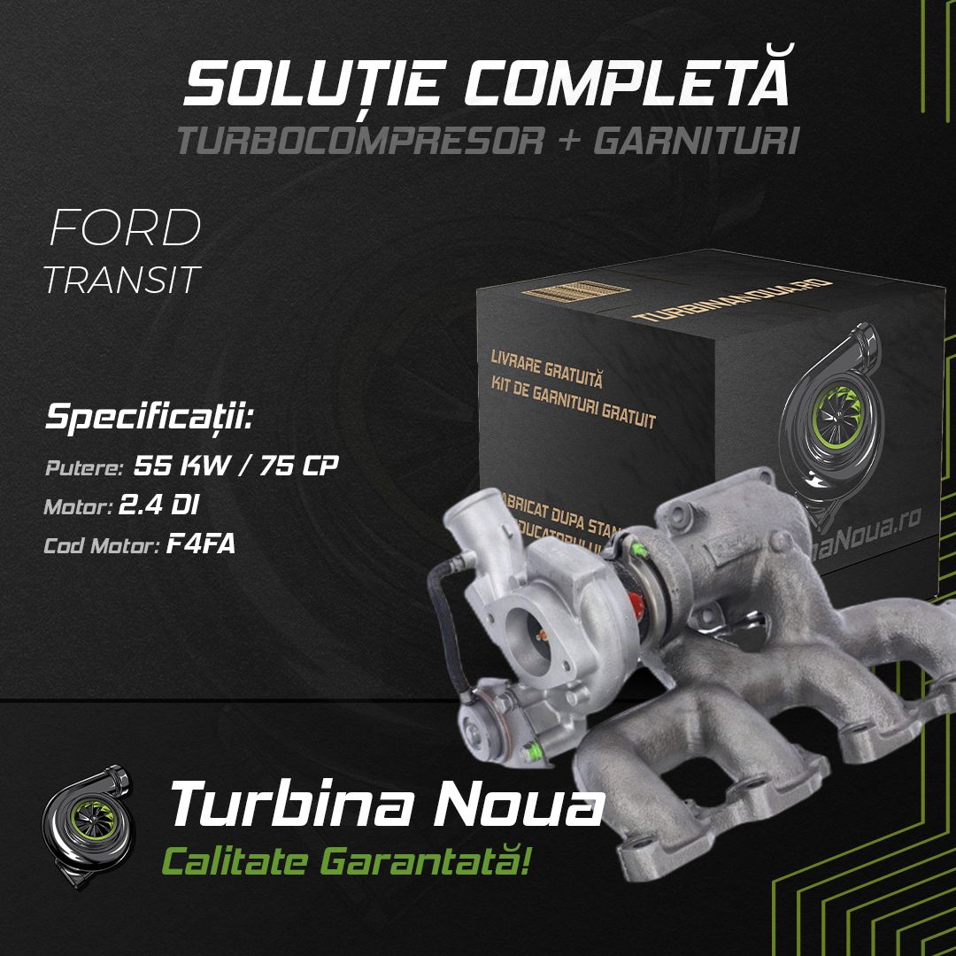 Turbina FORD TRANSIT 2.4 DI 55 KW / 75 CP Noua - Image 2