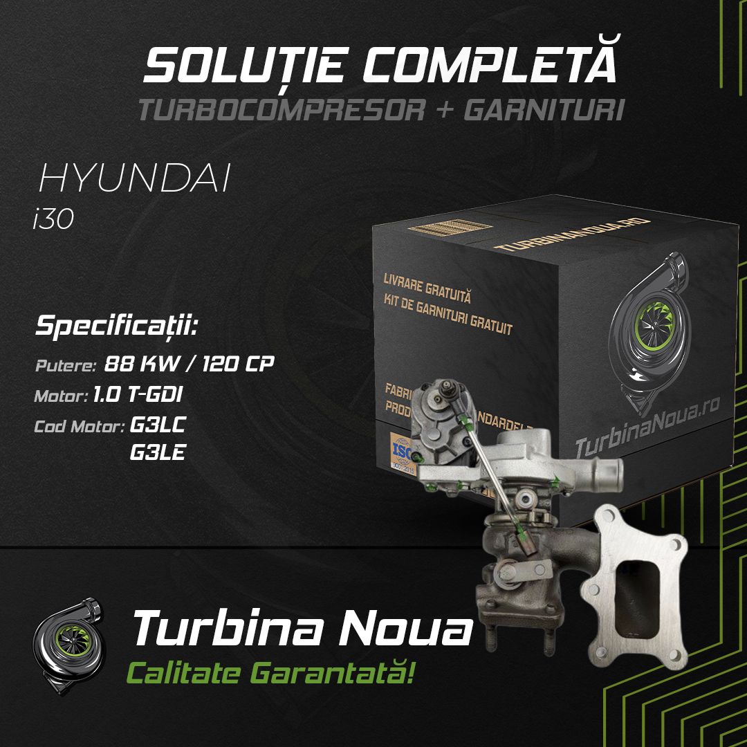 Turbina HYUNDAI i30 1.0 T-GDI 88 KW / 120 CP Noua - Image 2