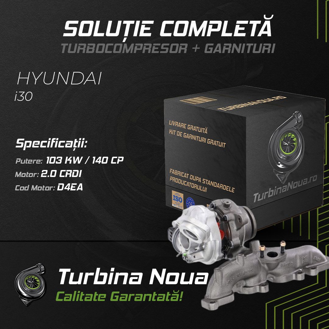 Turbina HYUNDAI i30 2.0 CRDi 103 KW / 140 CP Noua - Image 2