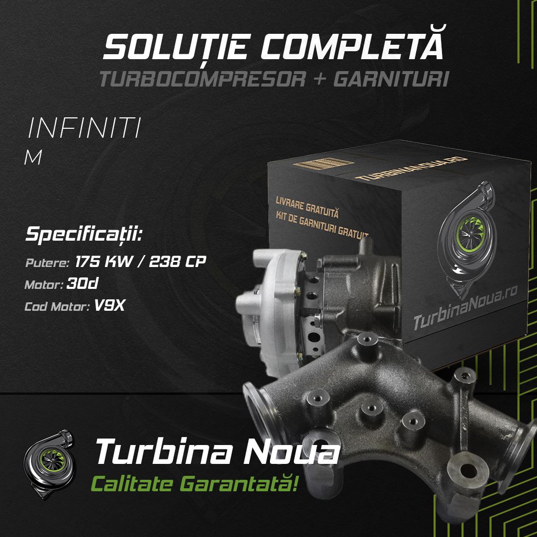 Turbina INFINITI M 30d 175 KW / 238 CP Noua - Image 2