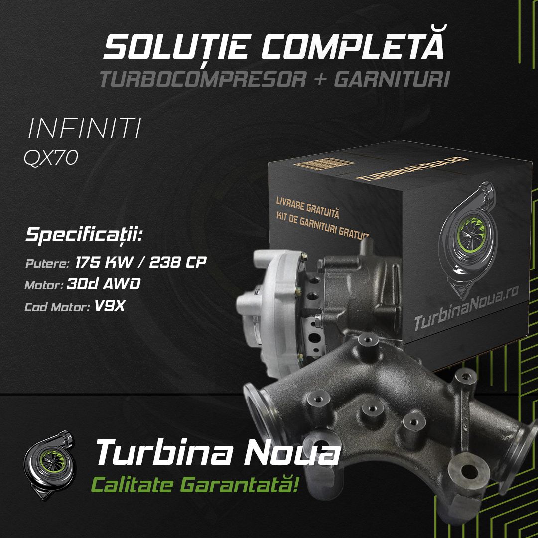 Turbina INFINITI QX70 30d AWD 175 KW / 238 CP Noua - Image 2