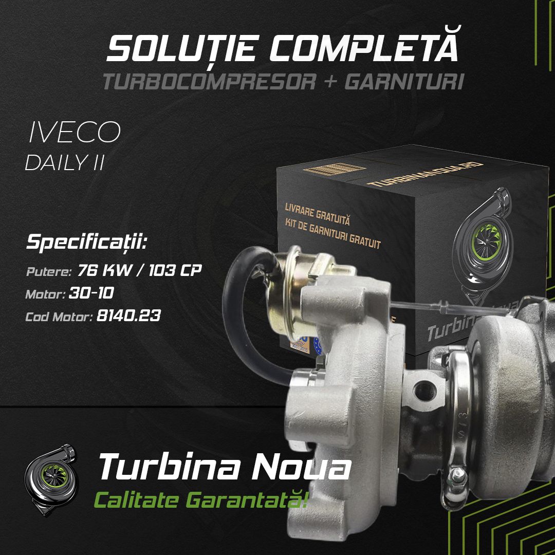 Turbina IVECO DAILY II 30-10 76 KW / 103 CP Noua - Image 2