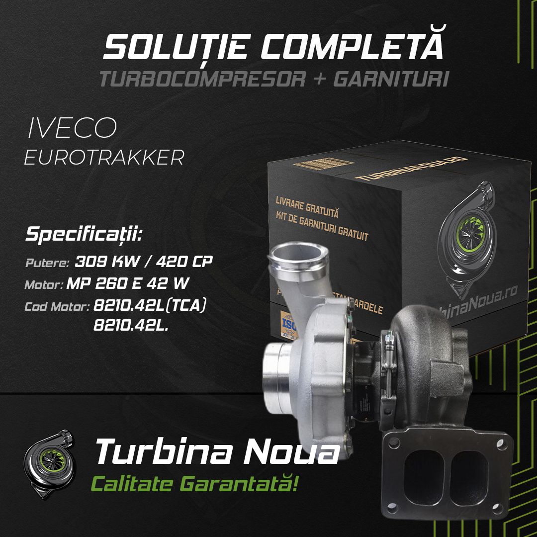 Turbina IVECO EUROTRAKKER MP 260 E 42 W 309 KW / 420 CP Noua - Image 2
