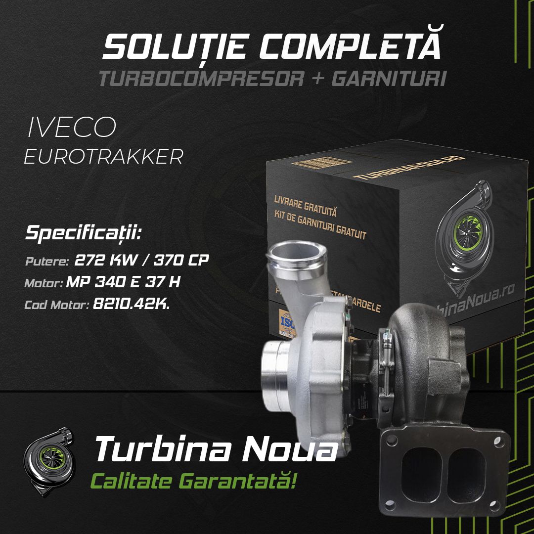 Turbina IVECO EUROTRAKKER MP 340 E 37 H 272 KW / 370 CP Noua - Image 2