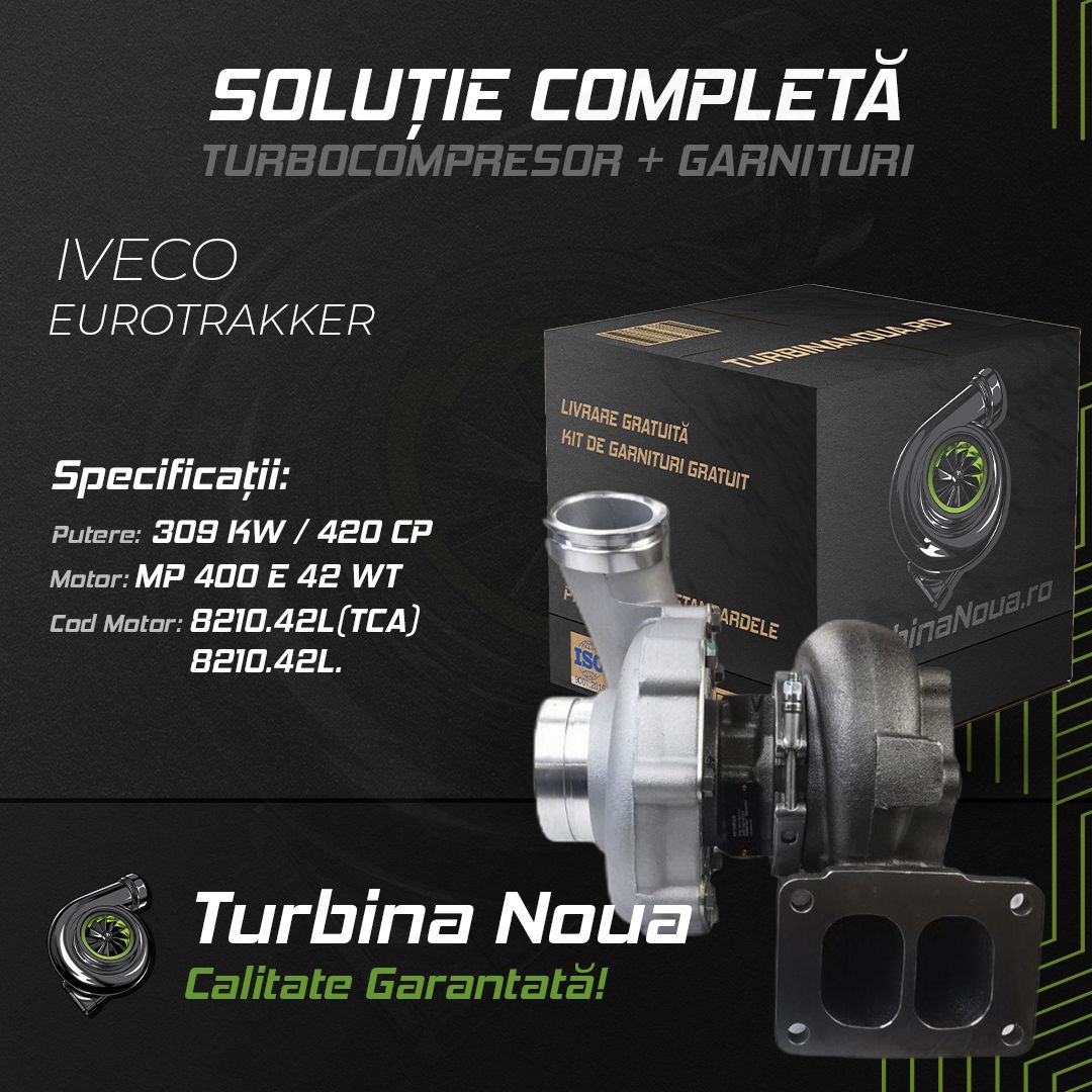 Turbina IVECO EUROTRAKKER MP 400 E 42 WT 309 KW / 420 CP Noua - Image 2