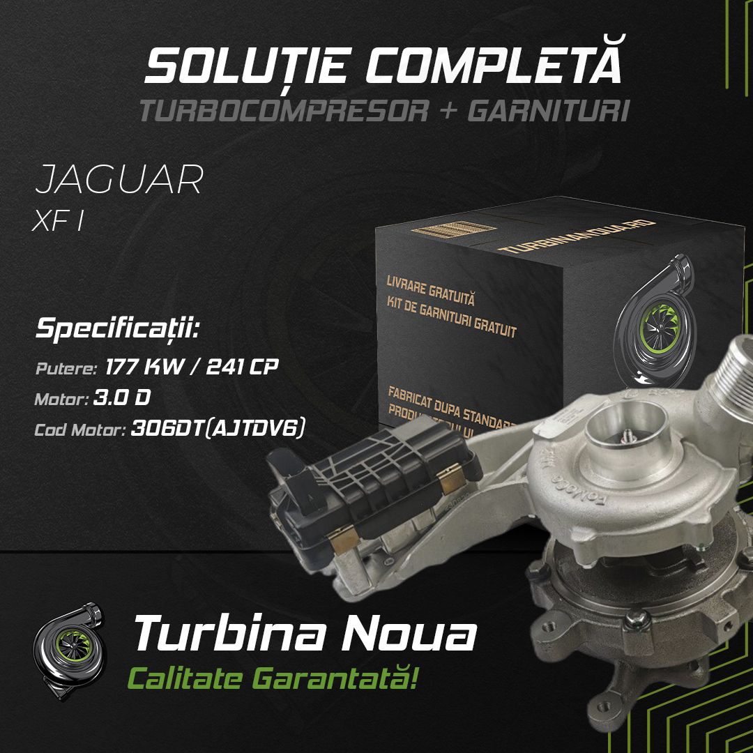 Turbina JAGUAR XF I 3.0 D 177 KW / 241 CP Noua - Image 2