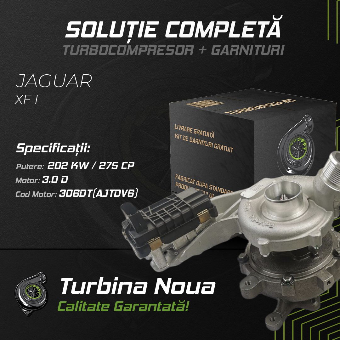 Turbina JAGUAR XF I 3.0 D 202 KW / 275 CP Noua - Image 2