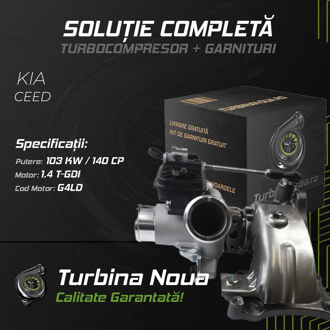 Turbina KIA CEED 1.4 T-GDI 103 KW / 140 CP Noua - Image 2