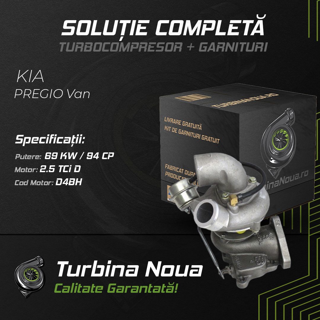Turbina KIA PREGIO Van 2.5 TCi D 69 KW / 94 CP Noua - Image 2