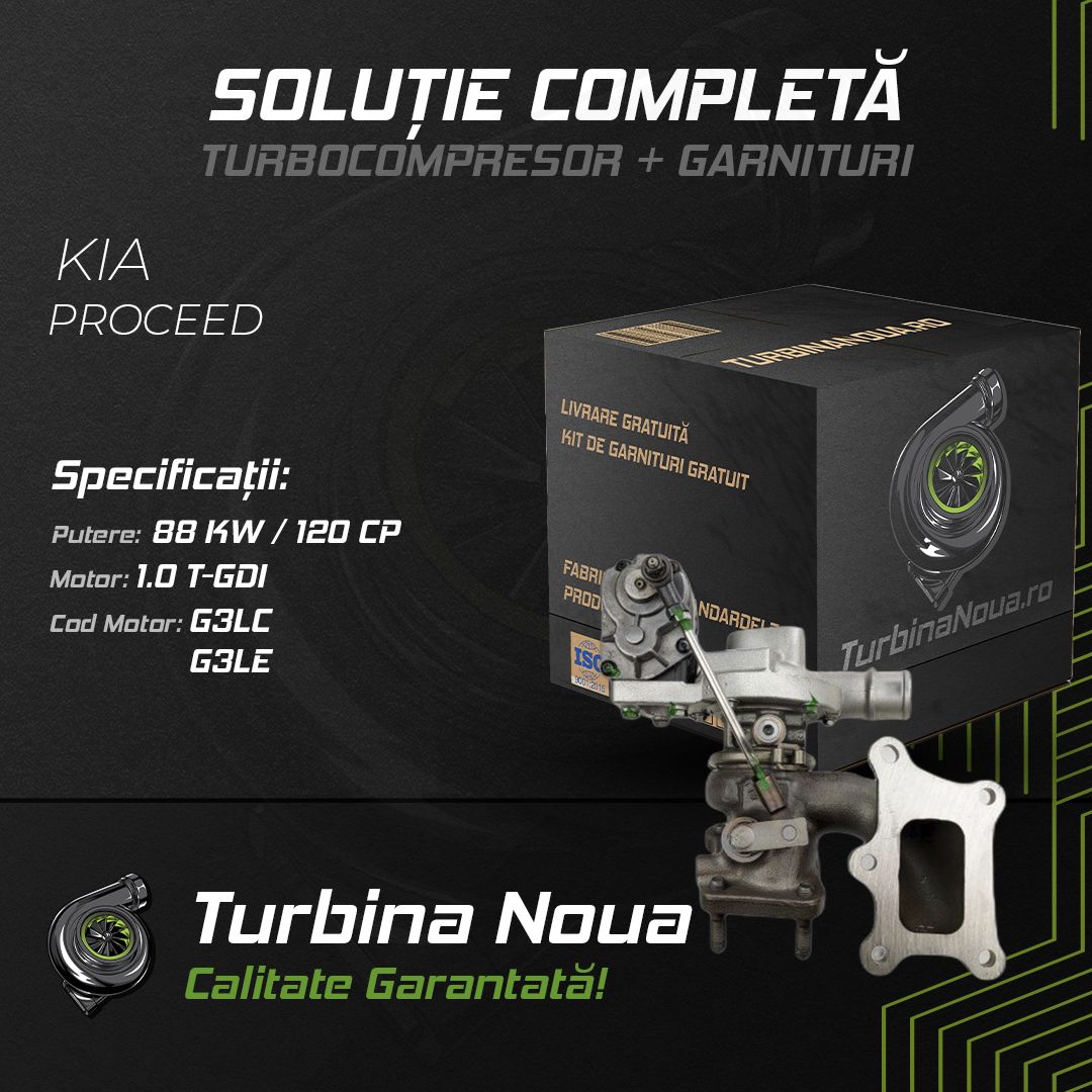Turbina KIA PROCEED 1.0 T-GDI 88 KW / 120 CP Noua - Image 2