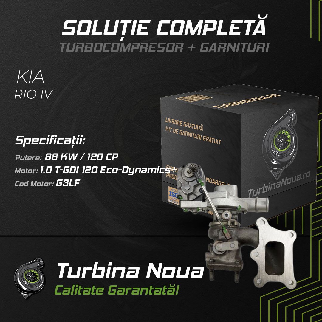 Turbina KIA RIO IV 1.0 T-GDI 120 Eco-Dynamics+ 88 KW / 120 CP Noua - Image 2