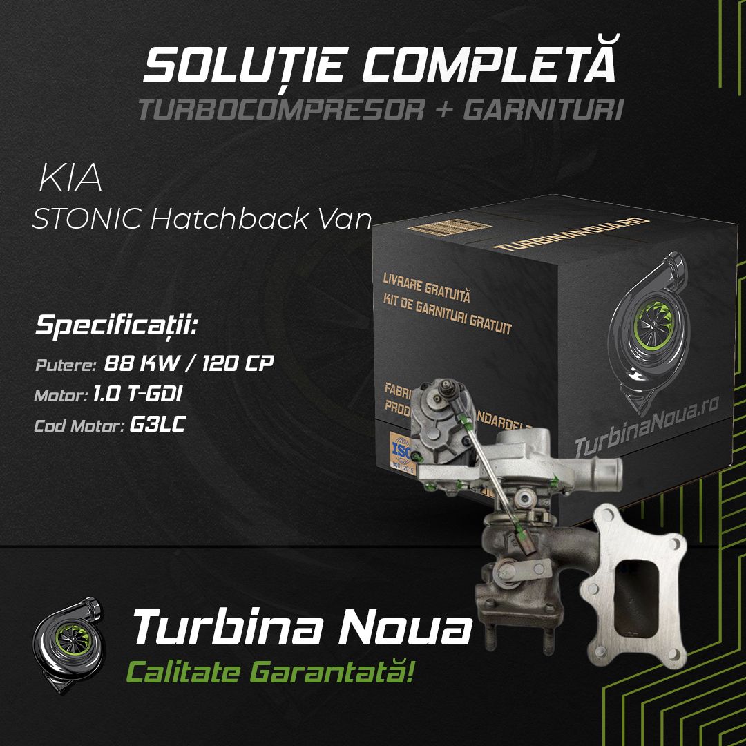 Turbina KIA STONIC Hatchback Van 1.0 T-GDi 88 KW / 120 CP Noua - Image 2