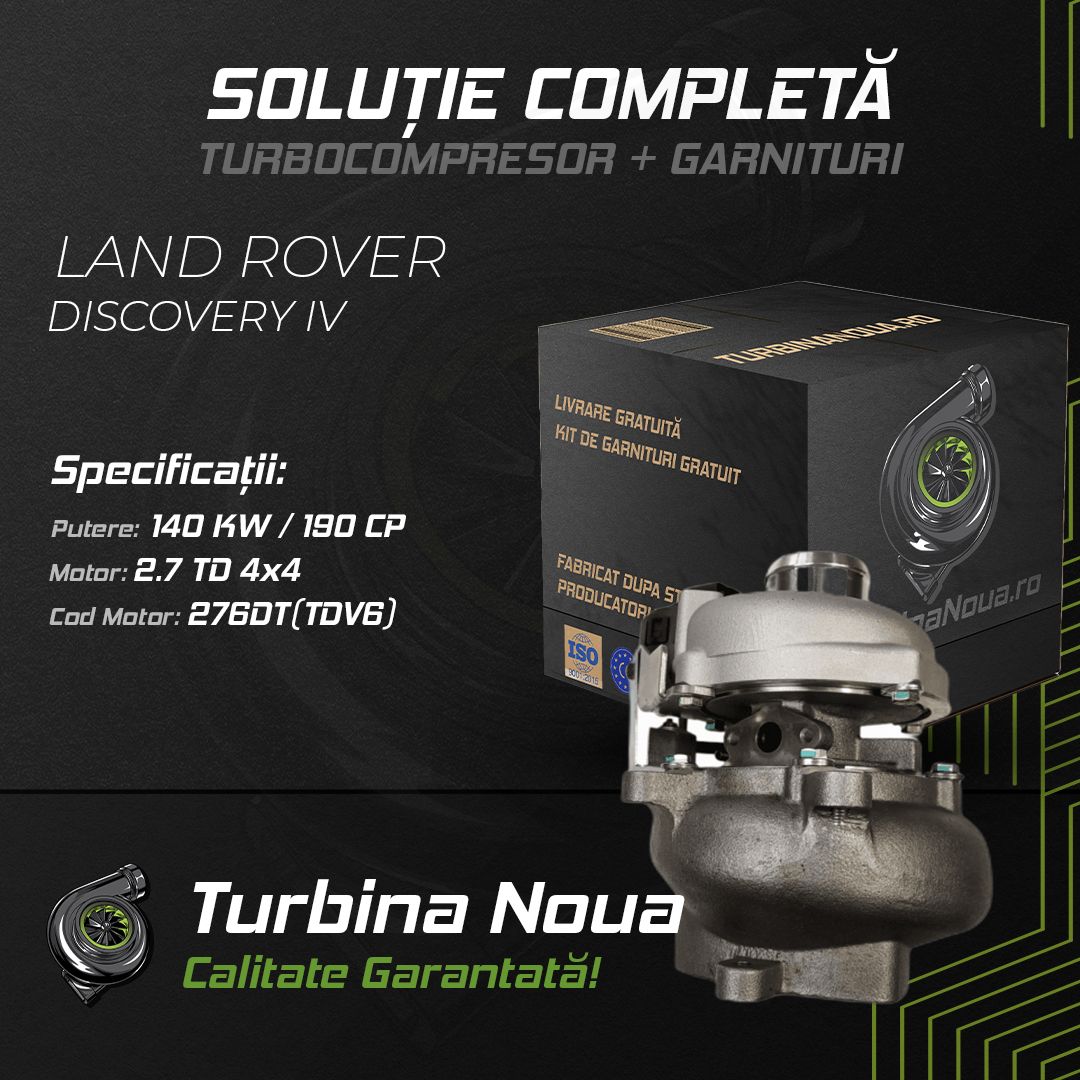 Turbina LAND ROVER DISCOVERY IV 2.7 TD 4x4 140 KW / 190 CP Noua - Image 2
