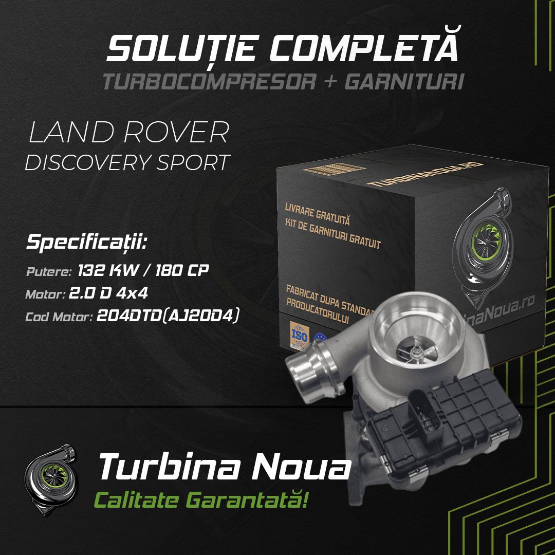 Turbina LAND ROVER DISCOVERY SPORT 2.0 D 4x4 132 KW / 180 CP Noua - Image 2