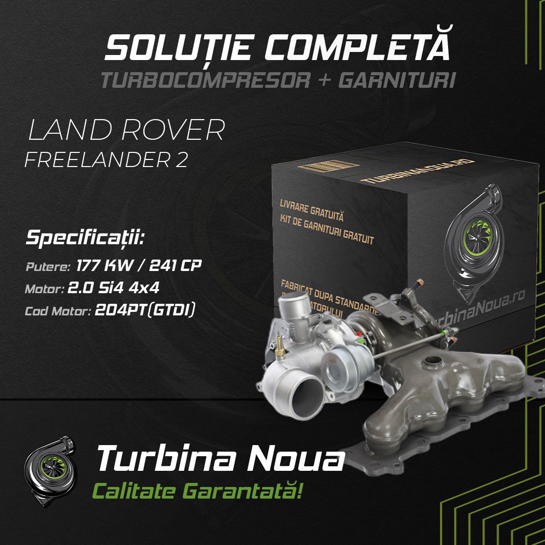 Turbina LAND ROVER FREELANDER 2 2.0 Si4 4x4 177 KW / 241 CP Noua - Image 2