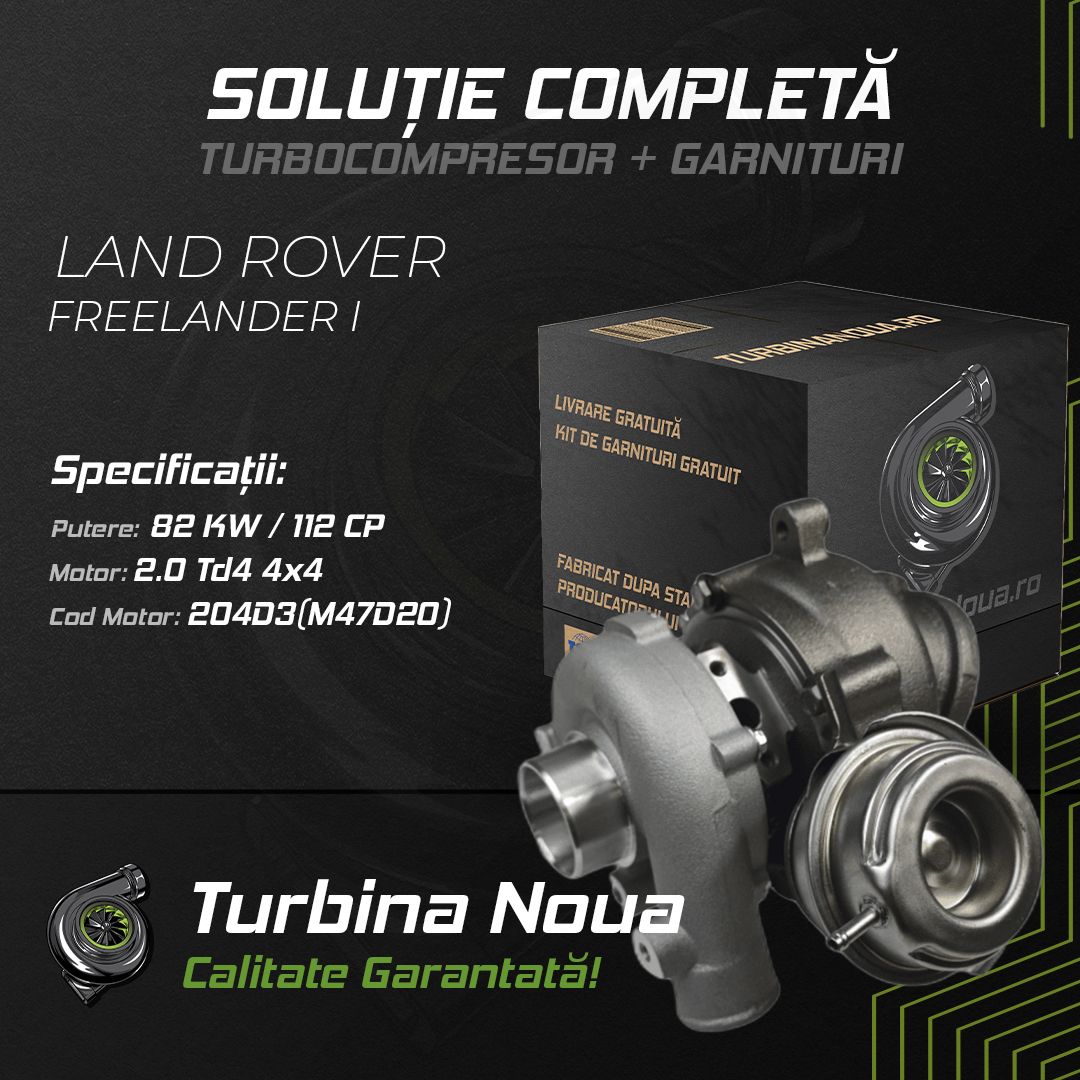 Turbina LAND ROVER FREELANDER I 2.0 Td4 4x4 82 KW / 112 CP Noua - Image 2