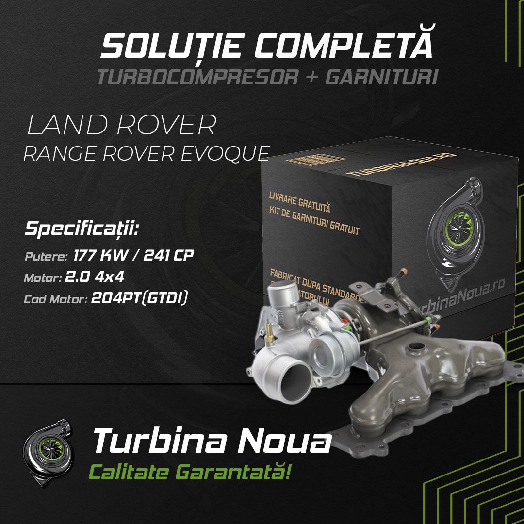 Turbina LAND ROVER RANGE ROVER EVOQUE 2.0 4x4 177 KW / 241 CP Noua - Image 2
