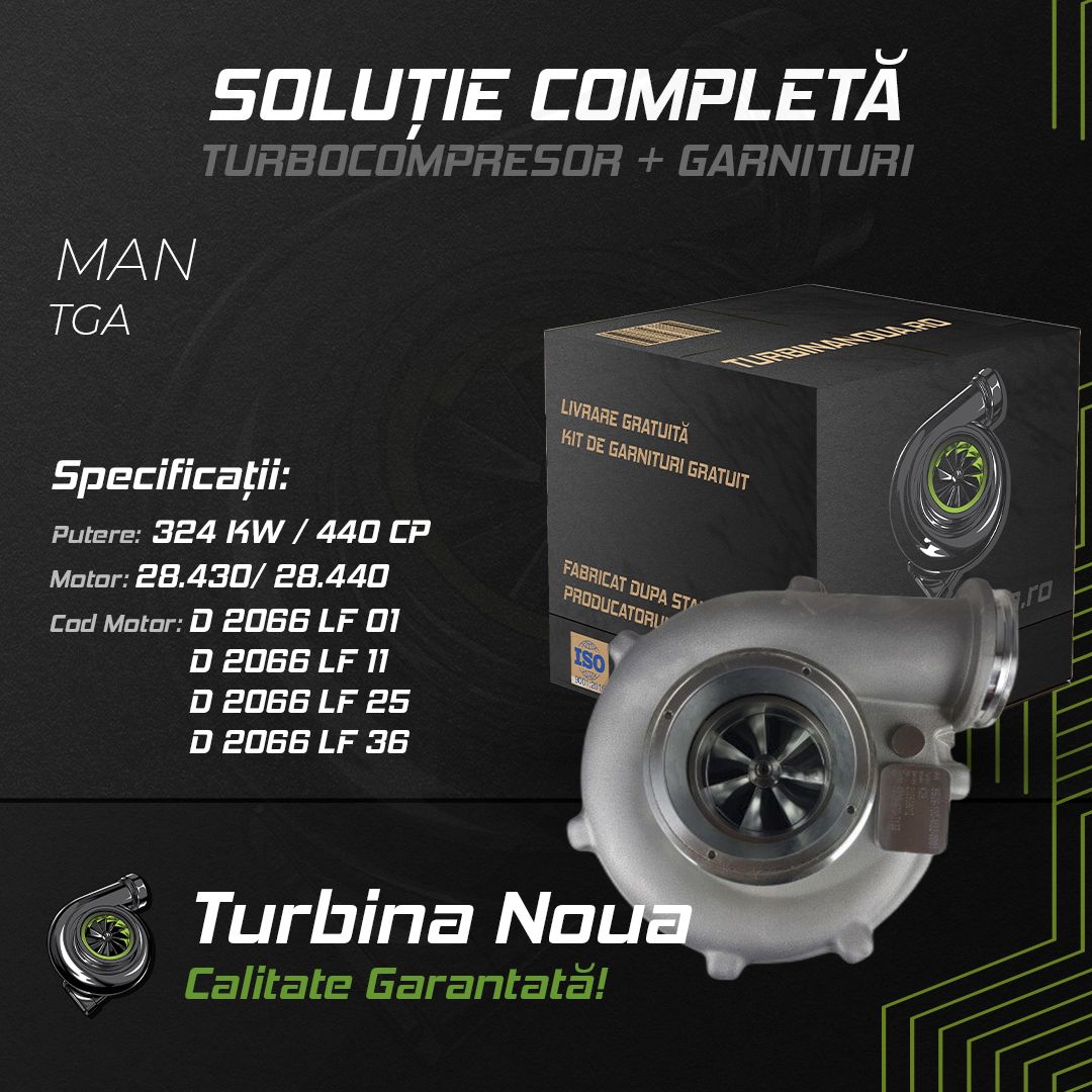 Turbina MAN TGA 28.430; 28.440 324 KW / 440 CP Noua - Image 2