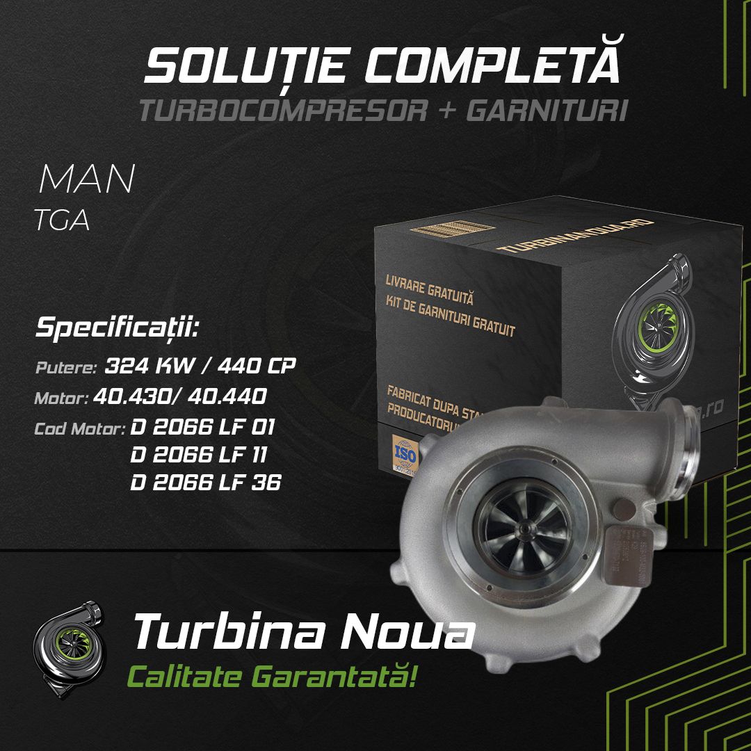 Turbina MAN TGA 40.430; 40.440 324 KW / 440 CP Noua - Image 2