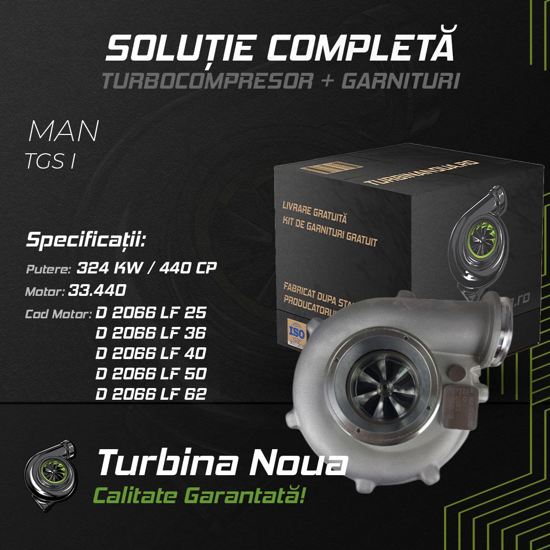 Turbina MAN TGS I 33.440 324 KW / 440 CP Noua - Image 2