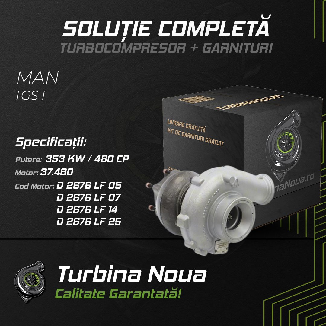 Turbina MAN TGS I 37.480 353 KW / 480 CP Noua - Image 2