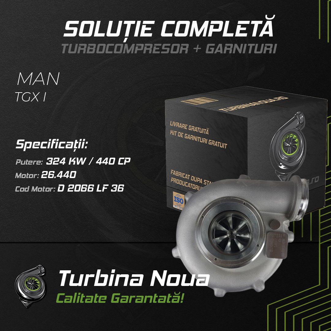 Turbina MAN TGX I 26.440 324 KW / 440 CP Noua - Image 2
