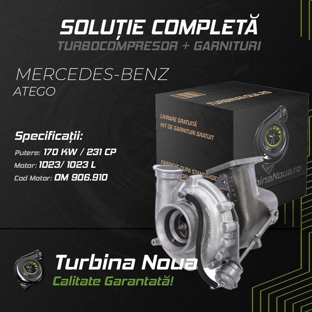 Turbina MERCEDES-BENZ ATEGO 1023; 1023 L 170 KW / 231 CP Noua - Image 2