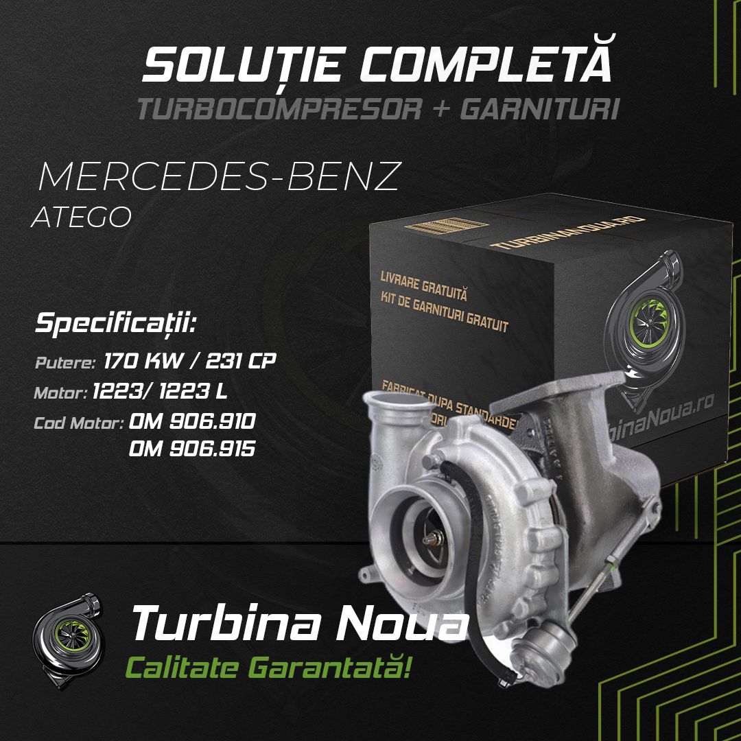 Turbina MERCEDES-BENZ ATEGO 1223; 1223 L 170 KW / 231 CP Noua - Image 2