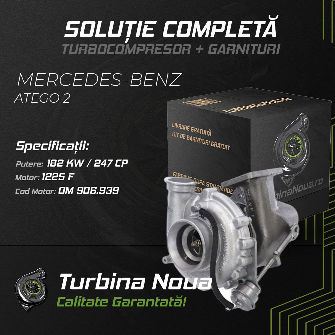 Turbina MERCEDES-BENZ ATEGO 2 1225 F 182 KW / 247 CP Noua - Image 2
