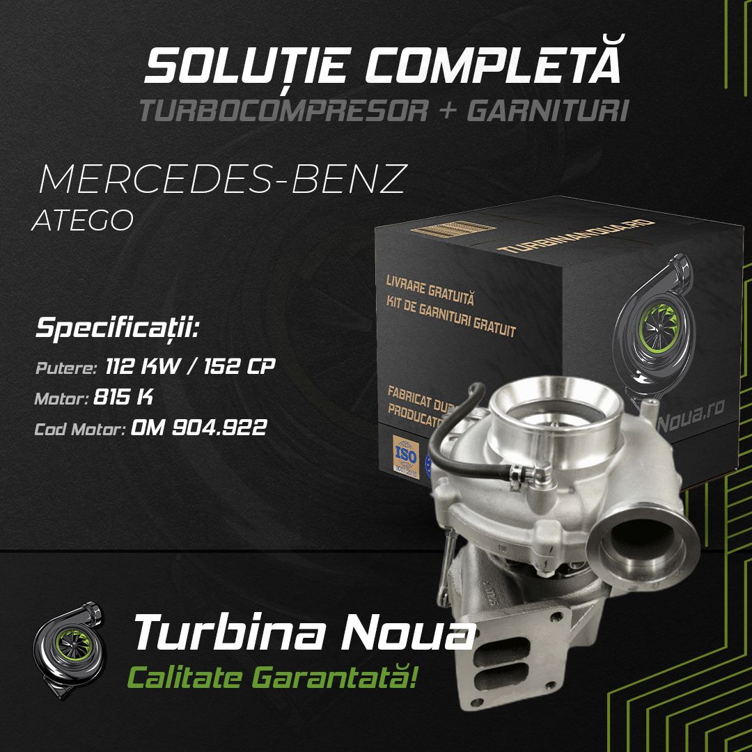 Turbina MERCEDES-BENZ ATEGO 815 K 112 KW / 152 CP Noua - Image 2