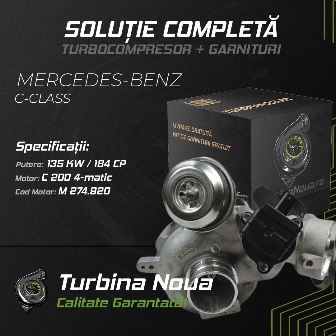 Turbina MERCEDES-BENZ C-CLASS C 200 4-matic 135 KW / 184 CP Noua - Image 2