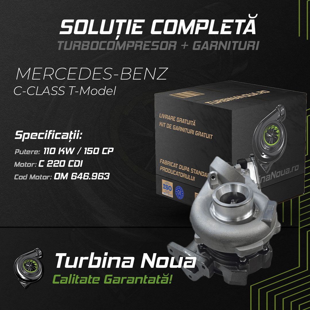 Turbina MERCEDES-BENZ C-CLASS T-Model C 220 CDI 110 KW / 150 CP Noua - Image 2