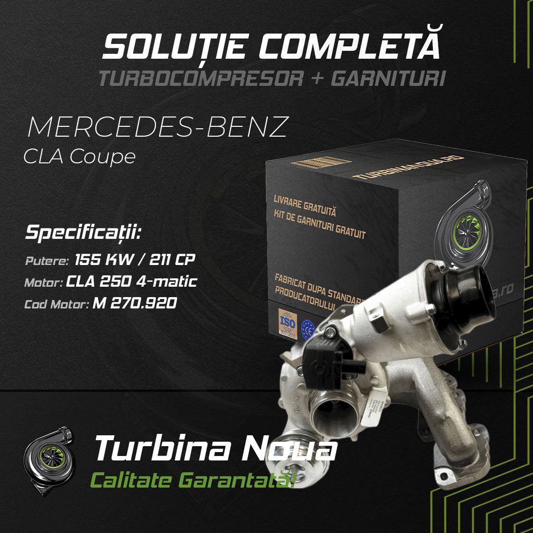 Turbina MERCEDES-BENZ CLA Coupe CLA 250 4-matic 155 KW / 211 CP Noua - Image 2