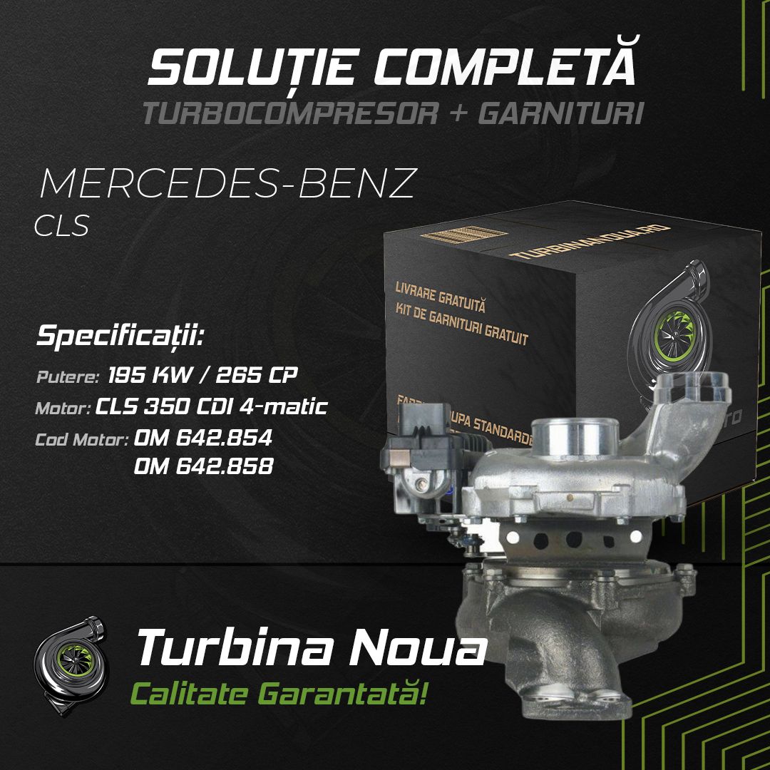 Turbina MERCEDES-BENZ CLS CLS 350 CDI / d 4-matic 195 KW / 265 CP Noua - Image 2
