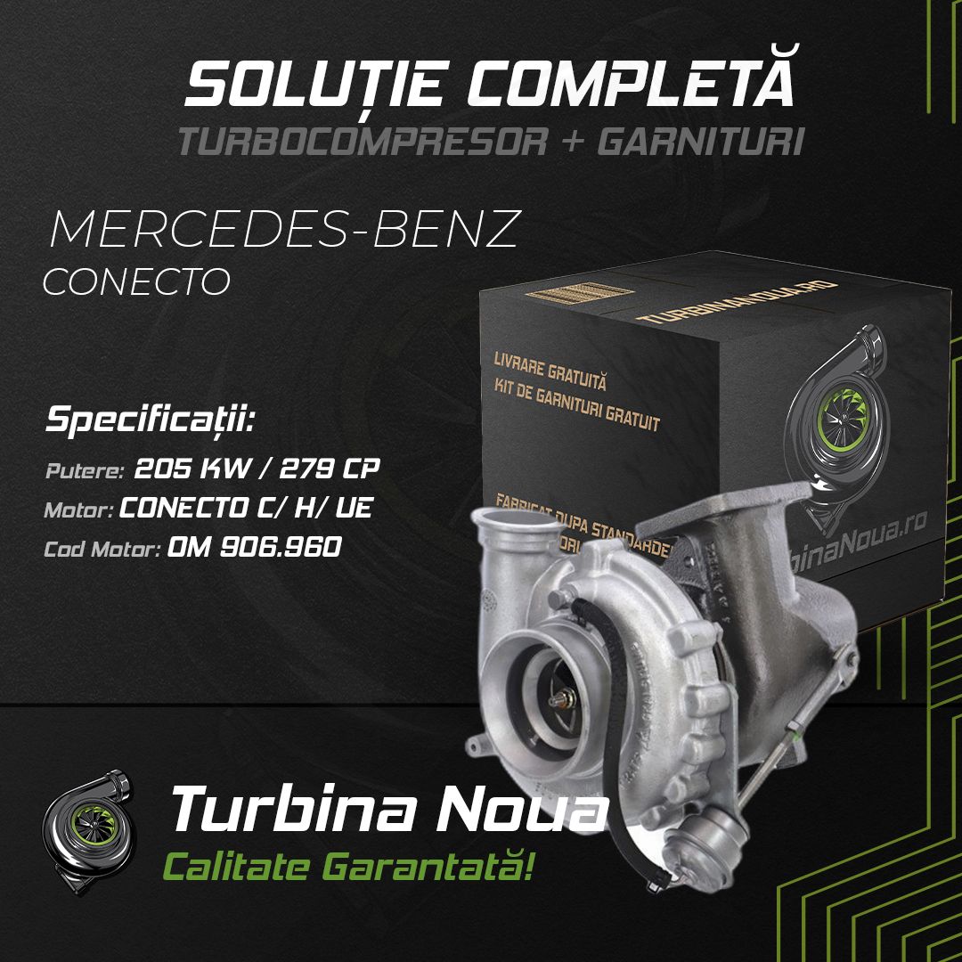 Turbina MERCEDES-BENZ CONECTO CONECTO C; H; UE 205 KW / 279 CP Noua - Image 2