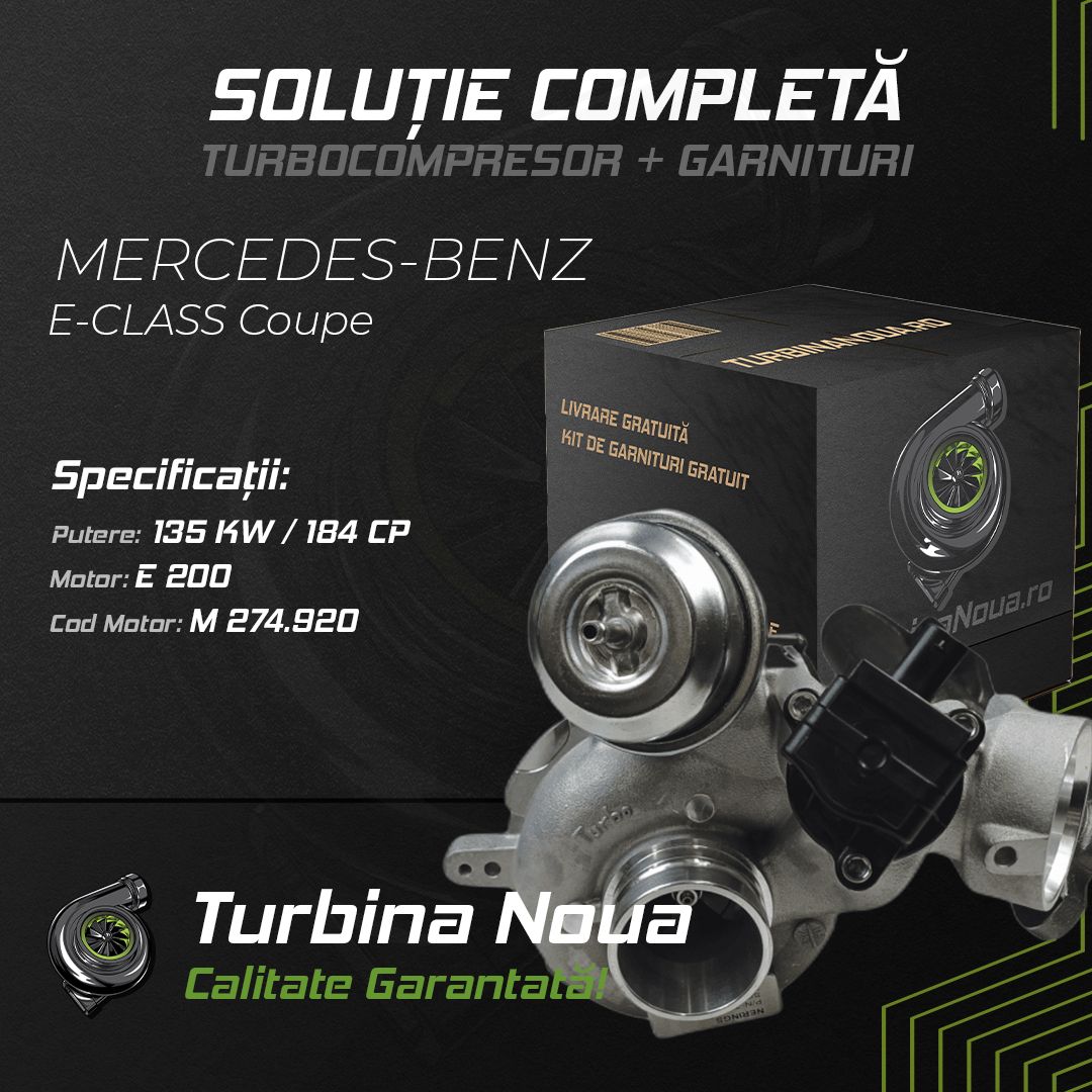 Turbina MERCEDES-BENZ E-CLASS Coupe E 200 135 KW / 184 CP Noua - Image 2