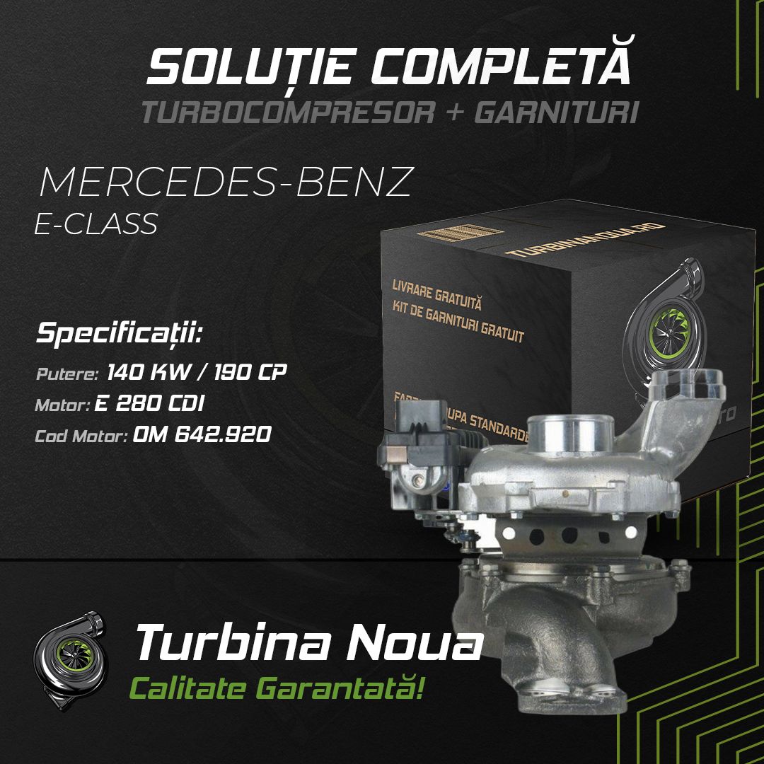 Turbina MERCEDES-BENZ E-CLASS E 280 CDI 140 KW / 190 CP Noua - Image 2