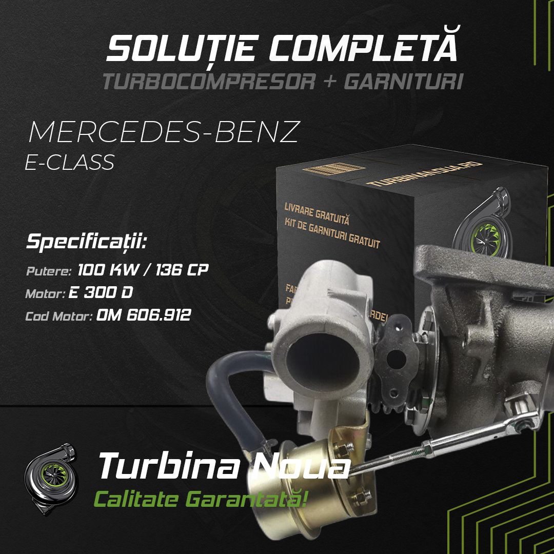 Turbina MERCEDES-BENZ E-CLASS E 300 D 100 KW / 136 CP Noua - Image 2