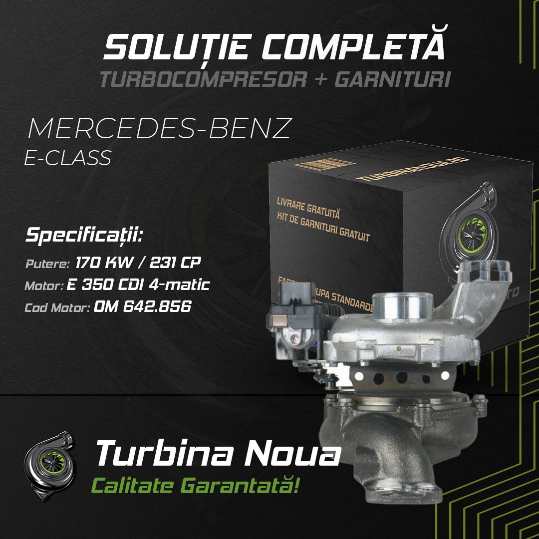 Turbina MERCEDES-BENZ E-CLASS E 350 CDI 4-matic 170 KW / 231 CP Noua - Image 2
