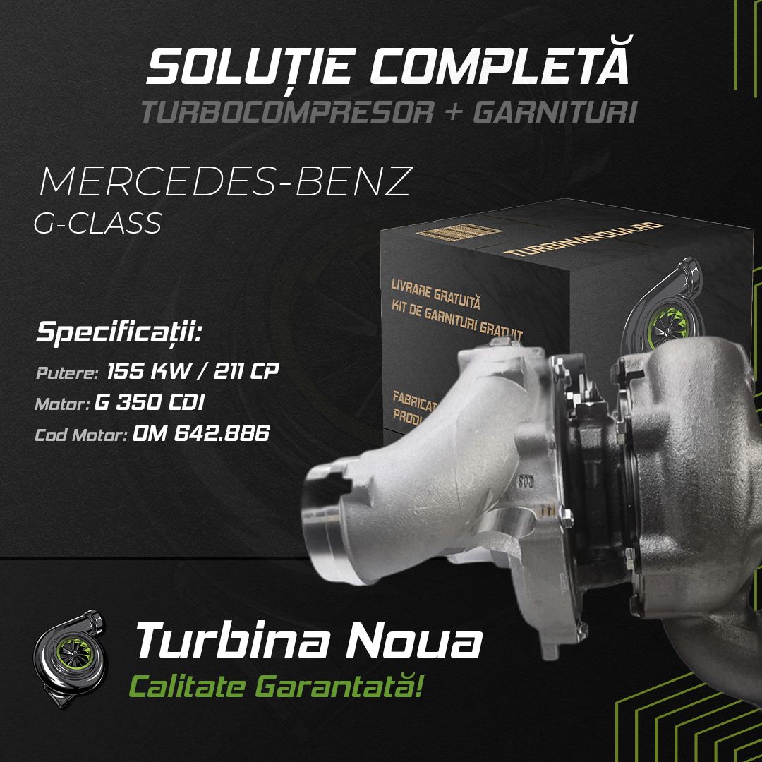 Turbina MERCEDES-BENZ G-CLASS G 350 CDI 155 KW / 211 CP Noua - Image 2