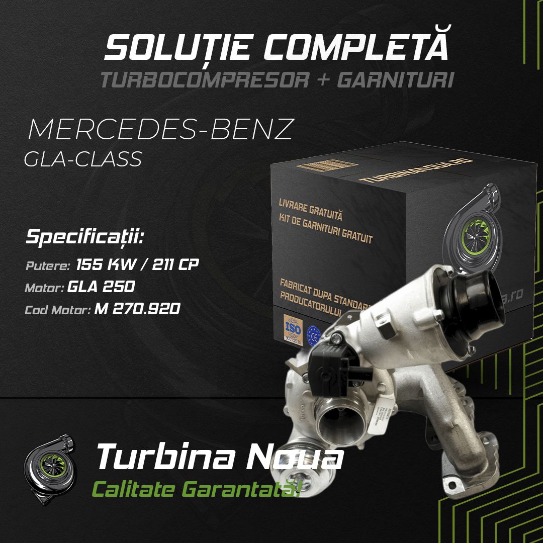 Turbina MERCEDES-BENZ GLA-CLASS GLA 250 155 KW / 211 CP Noua - Image 2